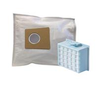 Microsafe - Bolsas de aspiradora + 1 filtro Hepa para aspiradoras Bosch serie GL-30 (BGL3 BGL3A BGL3B BGL3C equivalente a BBZ41FGALL / BBZ156HF