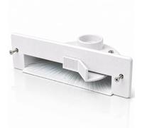 Microsafe VacPan | Recogedor para aspiradora Central | Entrada de Barrido para zócalo con Interruptor de pie | Compatible con la mayoría de Sistemas de aspiración Central | Blanco