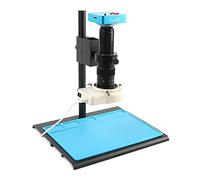Microscope 38MP FHD 2K CMOS USB HDMI Industrial Digital Camera Video Microscope 180X 300X C Mount Zoom Lens 144 LED Ring Lamp (Magnification : 180X) (300X)