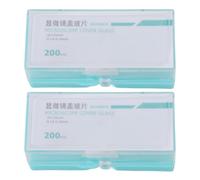 Microscope Cover Slides Ultra Transparent Premium Glass for Experiments (22 * 22mm)
