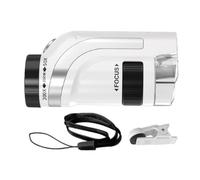 Microscope for Kids - 50x300x Pocket Hand Digiscope ABS PP LED Illuminated Magnifier 5.6x3.6x10cm Compact Discovery Device | STEM Science Toy for Boys Girls Classroom Travel New Year Gift