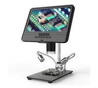 Microscopio AD208S/G1000 Microscopio Digital for soldar LCD electrónico 5-1200X 1080P Herramienta de Soldadura de Alcance Claro y Suave(AD208S with Battery)