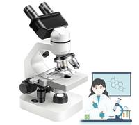 Microscopio binocular de laboratorio con pantalla HD y salida USB, ideal para aplicaciones universitarias, de medicina, investigación y enseñanza