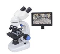 Microscopio biológico 40-2000X Microscopio binocular con iluminación LED superior/inferior