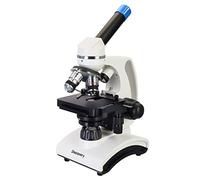 Microscopio Biológico Digital De Metal Portátil Discovery Atto Polar con Cámara De 5 MP y Vistoso Libro En Italiano En El Kit, Blanco