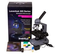 Microscopio biológico monocular levenhuk 320 plus