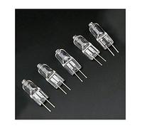 Microscopio Bombilla halógena 5PCS G4 6V Lámpara halógena Perlas de Bombilla 5W 10W 15W 20W 25W 30W Iluminadores de microscopio(15W)
