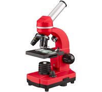 Microscopio Bresser Junior Biolux SEL 40-1600x Rojo 32x17x16 cm.