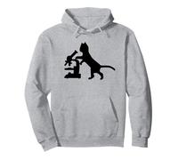 Microscopio Cat - G at Lover, Nerdy Cat Lover, Biología Sudadera con Capucha