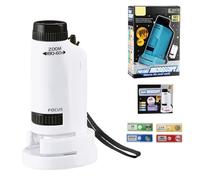 Microscopio Compacto de Juguete, Visor científico, microscopio de Mano con luz incorporada, Lente de Alto Zoom, Equipo de Estudio con fácil Uso, Dispositivo Educativo para niños y Adultos