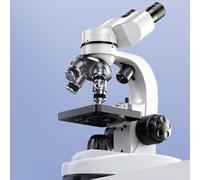 Microscopio compuesto binocular de aumento de 30000X, con oculares WF10X y WF50X y objetivos 4X, 10X, 60X, 100X, ideal para laboratorio e instituto de investigación