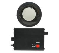 Microscopio de 70mm, iluminador de 78 Anillo de luz LED, luz polarizada, iluminador de visión Ajustado, Elimina la luz reflejada