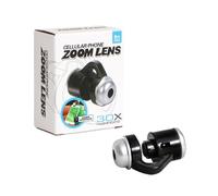 Microscopio de aumento de 30X para teléfono celular con luz LED y lente macro para lente de cámara de fotografía con microscopio de mano