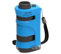 Microscopio de bolsillo, aumento de 60X-180X, luz LED integrada para aprendizaje en el aula, exploración al aire libre, estudio de laboratorio, estudiantes, niños y amantes de la ciencia