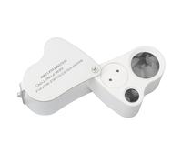 Microscopio de Bolsillo, Mini Microscopio de Mano 30X 60X, Lupa con Clip con Luz LED, para Plantas de Sellos de Monedas de Joyería