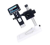 Microscopio de cristal ligero con lupa de bolsillo para exploradores con 8 luces LED ajustables, perfecto para observación de la naturaleza, microscopio de mano recargable