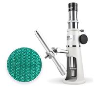 Microscopio de escritorio con escala y lámpara, alto aumento para una medición precisa, ideal para impresión, textil e inspección electrónica