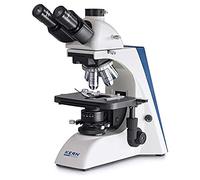 Microscopio de luz transmitida [Kern OBN-135] El sistema óptico expandible de manera flexible para el usuario experimentado: Infinito, tubo: trinocular, iluminación: 3W LED (luz transmitida)
