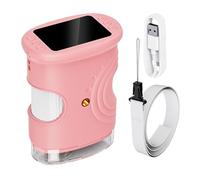 Microscopio de mano 1000X mejorado, mini microscopio de bolsillo portátil con pantalla IPS 4K de 2 pulgadas, lupa digital, kits de ciencia para laboratorio escolar en casa