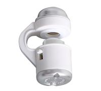 Microscopio de mano HD - Alcance de bolsillo portátil con luz para niños | Telescopio ajustable de brillo para interiores, exteriores, proyectos de ciencia escolar y descubrimiento