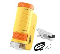Microscopio de mano - Microscopios digitales portátiles para niños | 60X-120X microscopio educativo | Kit de miniscoper Little Scientist | Herramienta microscópica de mano para niños con cuerda y clip