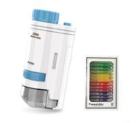 Microscopio de mano para niños, zoom de 200x y luz LED para observaciones fáciles (rosa)