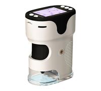 Microscopio de mano portátil con diseño compacto con memoria de 32 G y luz LED para adultos para educación e investigación digital