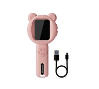Microscopio de Vídeo Digital Portátil con Lupa IPS de 2,8", 2,0 MP, Aumento de 500X con 15 LED para Reparación de PCB, Color Rosa