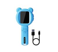 Microscopio de Vídeo Digital Portátil con Lupa IPS de 2,8", 2,0 MP, Aumento de 500X con 15 LED para Reparación de PCB, Color Azul