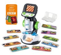 Microscopio de vídeo interactivo VTech: pantalla, diapositivas inteligentes, datos de audio, material de imagen y vídeo y función fotográfica,(edición alemana)