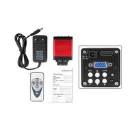 Microscopio Digital 4K 1080P, microscopio Industrial Full HD, cámara con Montura C, Soporte for Soldadura de PCB y reparación teléfonos móviles(2001 Camera)