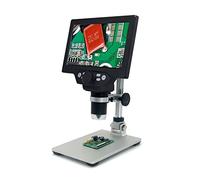 Microscopio Digital, 7" LCD Monitor USB Microscopio electrónico 120 0X 12Mp HD de Video Zoom Vga Cámara Lupa