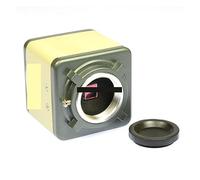 Microscopio Digital, 800TVL 1/3 "CCD Digital Industry Microscope Camera Set CS & C-Mount Lente Soporte BNC Salida de video en color F SMD BGA PCB Soldadura