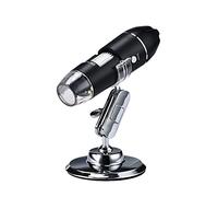 Microscopio digital ajustable 1600X 3 en 1 USB tipo C cámara microscopio electrónico para lupa de zoom de 8 LED (color: D, tamaño: 1600X) (D 1600X)
