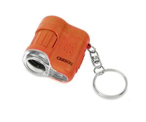 Microscopio Digital Carson MICROMINI 20X 20x LED Batería Naranja Plata