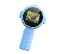 Microscopio digital con pantalla a color de 2 pulgadas, aumento de 500x, lupa portátil de mano con luces LED para niños