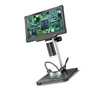 Microscopio digital con pantalla de definición de 10, 1 pulgadas para imágenes nítidas Amplio rango de e iluminación incorporada Microscopio USB