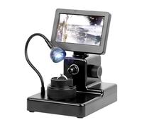 Microscopio Digital de 1000 Aumentos con Pantalla LCD de 4,3 Pulgadas y Visor Digital de Diamante para Tasación de Joyas, Soldadura e Inspección de Monedas
