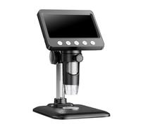 Microscopio digital de 4.3 pulgadas, lupa de monedas de 1000X 2MP con 8 LED de video electrónico para soldadura reparación de teléfono digital para trabajo de campo