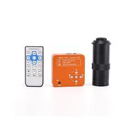 Microscopio Digital de 48MP con Lente Objetivo 180X 60FPS FHD USB cámara de microscopio Industrial for Soldadura de reparación de teléfonos Claro y Suave(Camera and Lens)