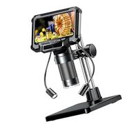 Microscopio digital de alta claridad, aumento de 1000X con función de video, conexión USB, aumento de iluminación ajustable