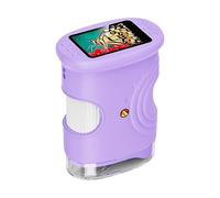 Microscopio digital de mano 1000X para niños, miniscopio portátil con pantalla IPS de 2 pulgadas, regalos de cumpleaños para niñas y niños, kits de ciencia de lupa digital para laboratorio escolar en