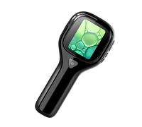 Microscopio digital de mano con pantalla de 2 pulgadas, luz LED ajustable, lupas de bolsillo pequeñas para inspección de joyas de monedas, microscopio fácil de transportar para joyeros