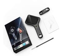 Microscopio digital de mano profesional con luz LED para aplicaciones de laboratorio de joyería y aula, ángulos de visión de 178°, lupa digital portátil para evaluación de joyas