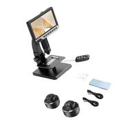 Microscopio digital de pantalla recargable integrado de 7 pulgadas para análisis celular, inspección de placa de circuito e investigación científica microscopio digital para análisis celular