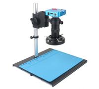 Microscopio digital de vídeo con cámara y lámpara circular para reparación de teléfonos, aumento focal continuo, ideal para soldadura e inspección detallada