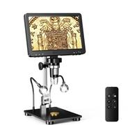 Microscopio digital DM9 Pro HDMI de 7 pulgadas, pantalla IPS, 1200X, vista completa de monedas, microscopio de soldadura profesional de 16 MP