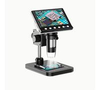 Microscopio Digital electrónico portátil con cámara de 4,3 Pulgadas y USB 2MP. Microscopio niños y Adultos 1080 y 1000x de Aumento. Ideal para deramtoscopios, inspección, investigación y educación