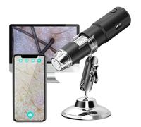 Microscopio digital electrónico WiFi 50X-1000X, microscopio de zoom inalámbrico portátil, microscopio de vídeo industrial, herramienta de inspección de PCB