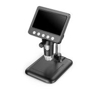 Microscopio digital ergonómico de 4.3 pulgadas, resolución 1080P, 1000X, para reparación técnica, uso en laboratorio, digital para trabajos de campo